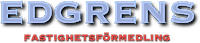 Edgrens Fastighetsförmedling logo