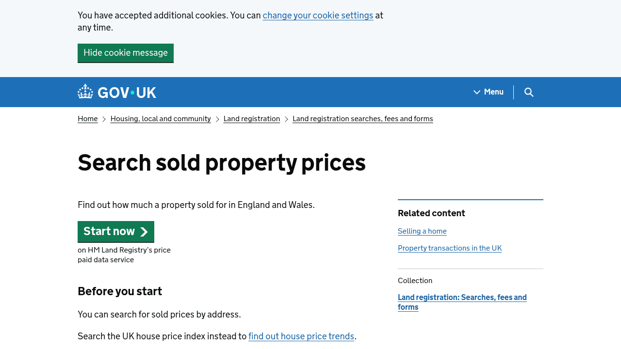 Screenshot of https://www.gov.uk/search-house-prices