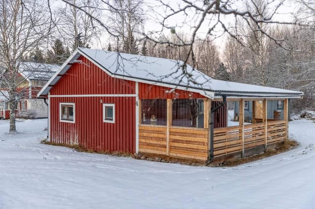 Exterior view of the holiday home
