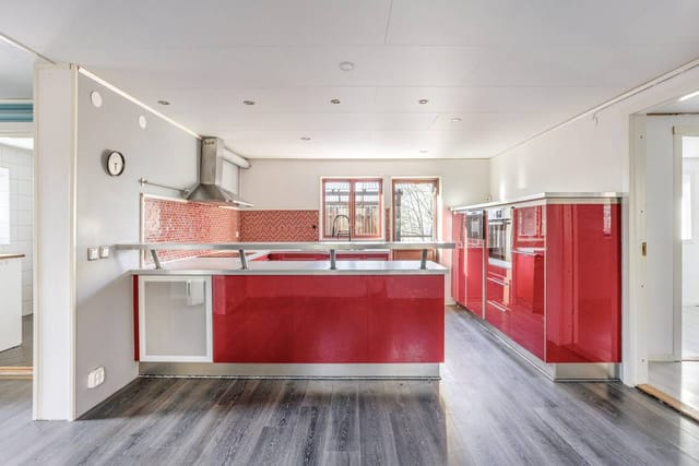 Front view of the house and garden