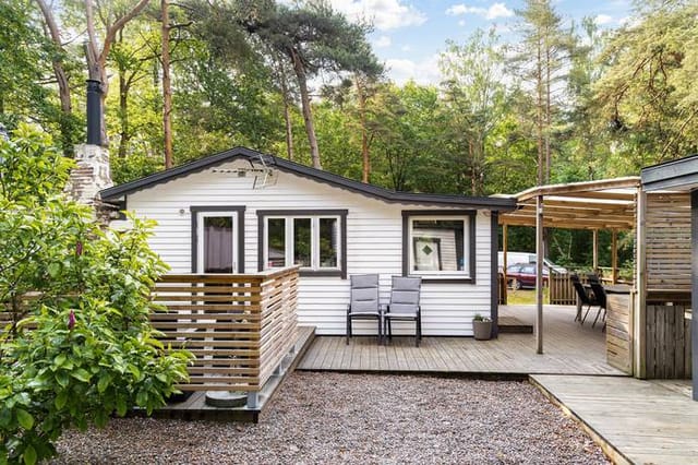 Front view of the cottage