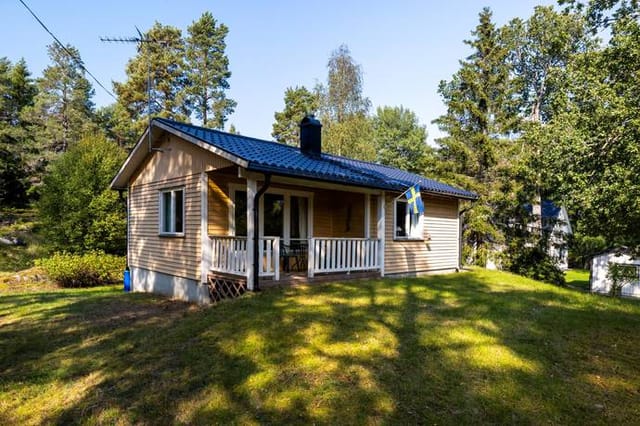 Exterior view of the holiday home