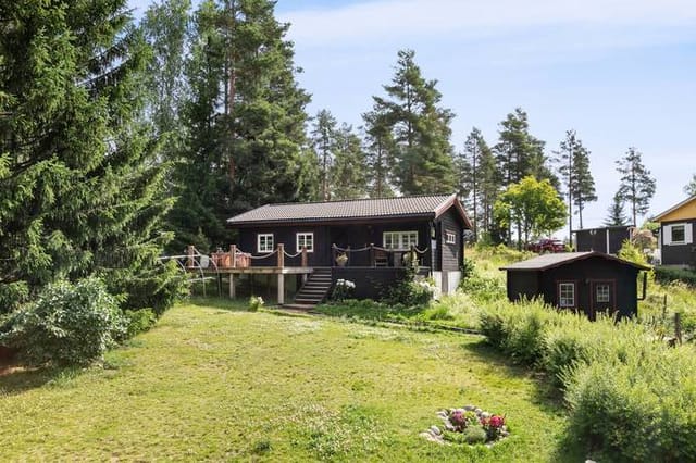 Front view of the house