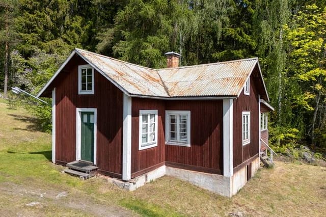 Cottage exterior and garden