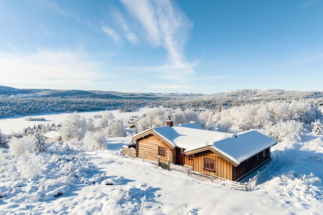 Front view of the cabin