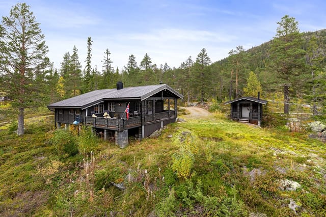Front view of the cabin