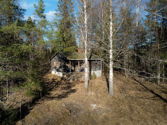 Front view of the cabin