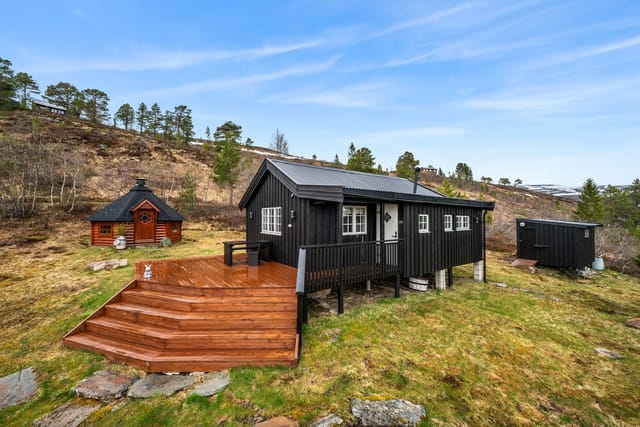 The cabin with fantastic views