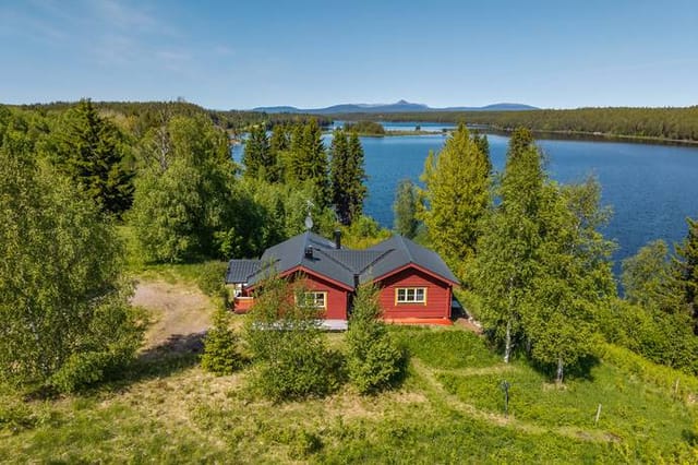 View of the cottage and surrounding nature