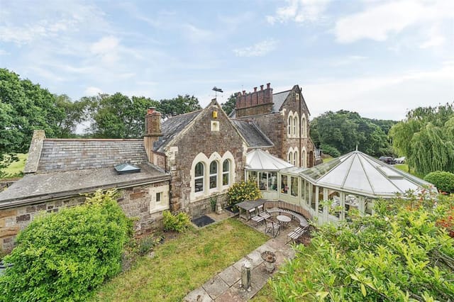Front view of Bow Station house