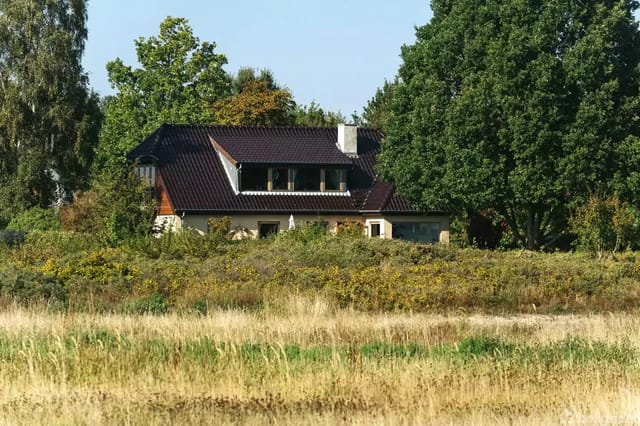 Front view of the villa