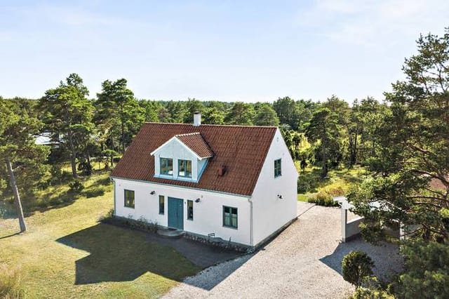 Front view of the house