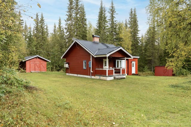 Exterior view of the cottage in Vallrun 524