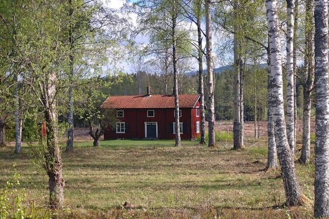Exterior view of the timber cottage