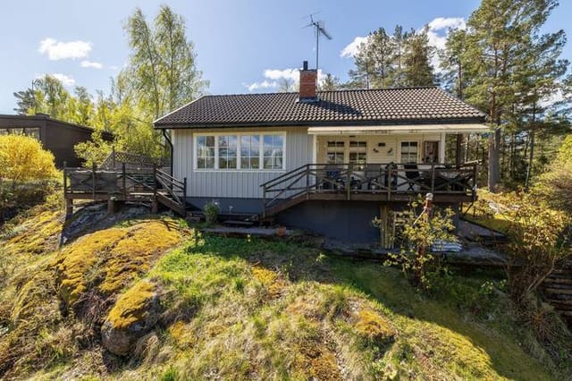 Exterior view of the holiday home