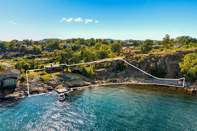 Welcome to Hagaløkka 122! Illustrative plot boundary. Photo: Karl Filip Kronstad