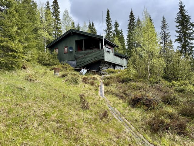 Front view of the cabin