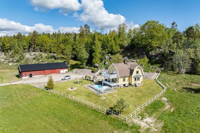 Main house and garden