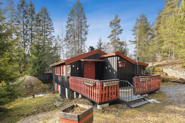 Front view of the cabin