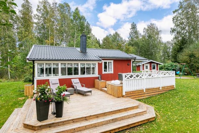 Front view of the holiday home
