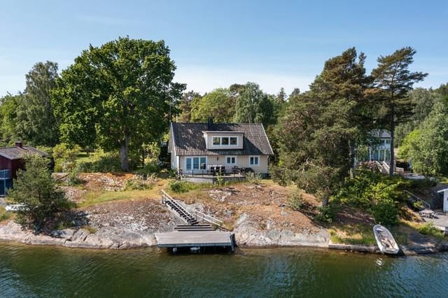 Main house and waterfront view