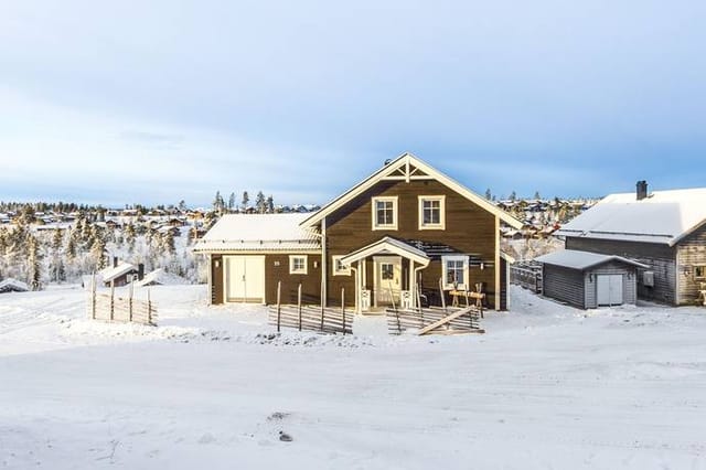 Exterior view of Aspen 55 in Branäs