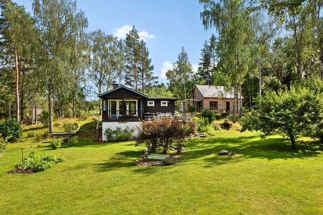 Main house and garden