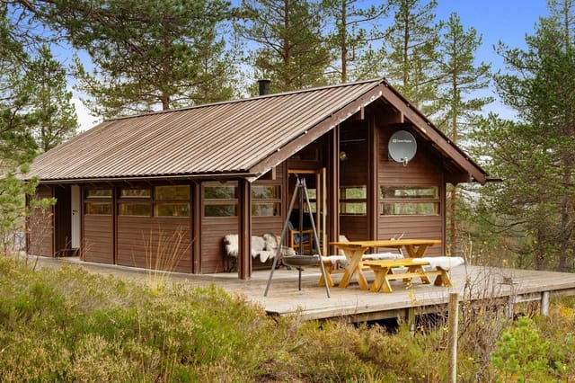 Classic Ål cabin with beautiful location in Foråsen