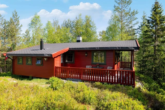 Front view of the cabin