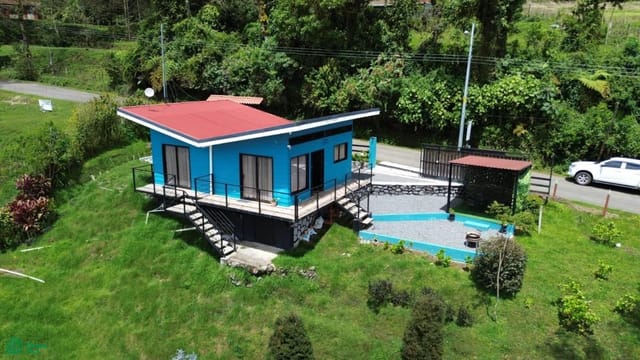 Front view of the house and lot