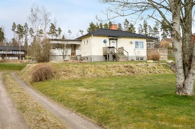 Front view of the house