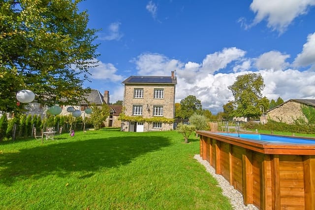 View of the house from the garden