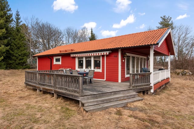 Exterior view of the holiday home