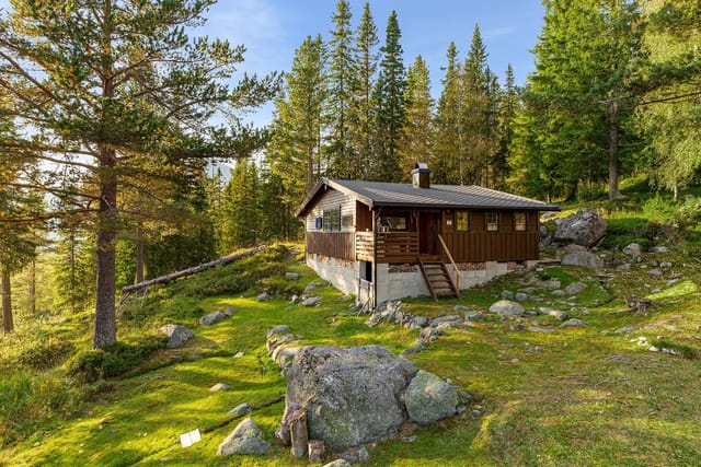 Cabin located in the beautiful nature.