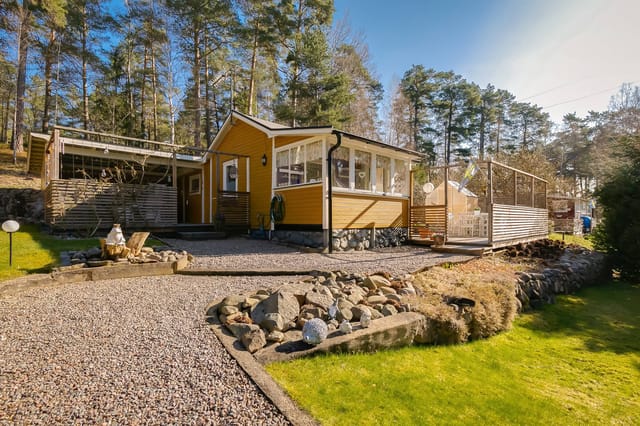 Exterior view of the holiday home