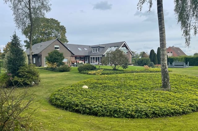 View of the house from the front