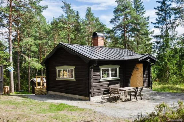 Exterior view of the house and garden