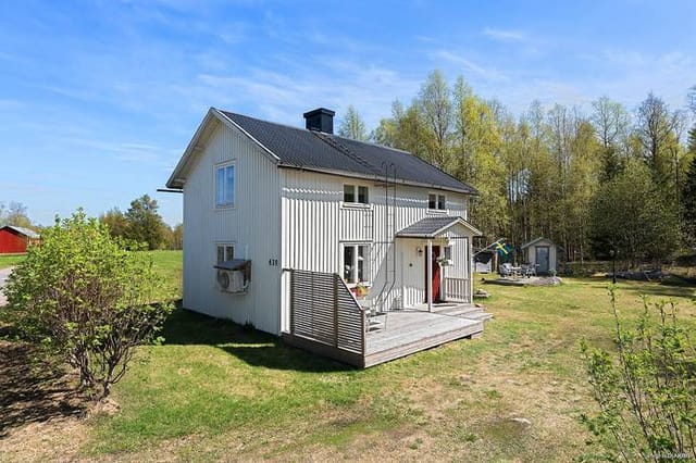 Front view of the house