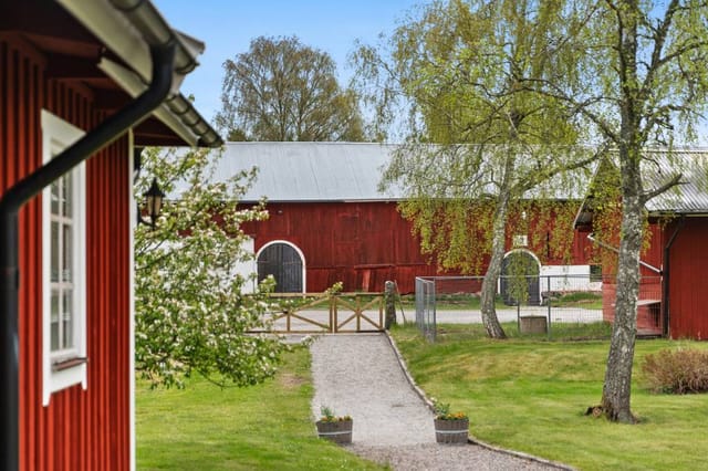 Farm view and main house