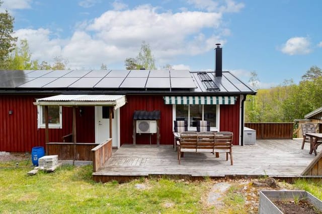 Exterior view of the holiday home