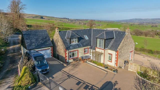 Front view of High Stane House