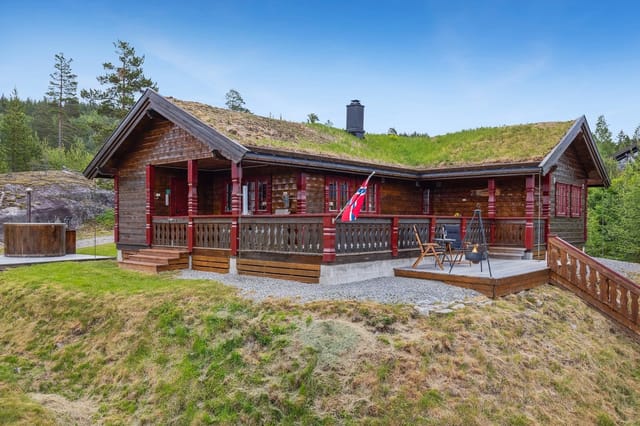 Front view of the cabin