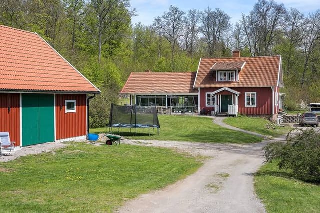 Farmhouse exterior view