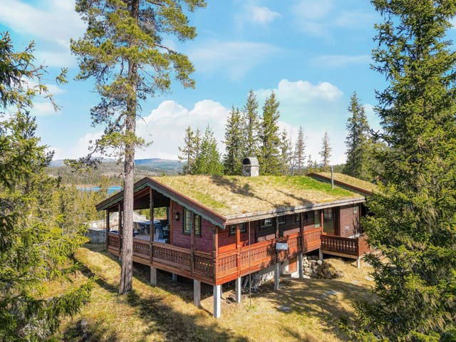 Front view of the cabin
