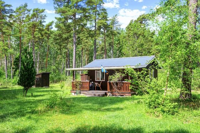 Front view of the summer cottage