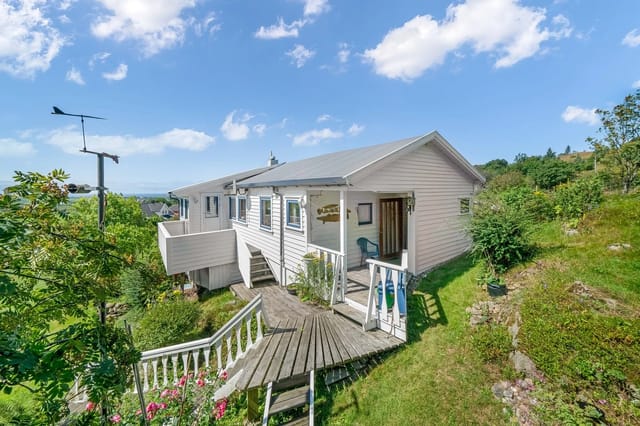 Front view of the holiday home
