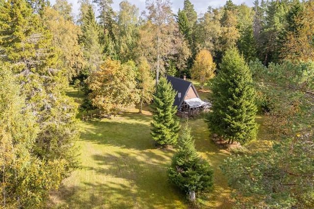 A-frame house exterior