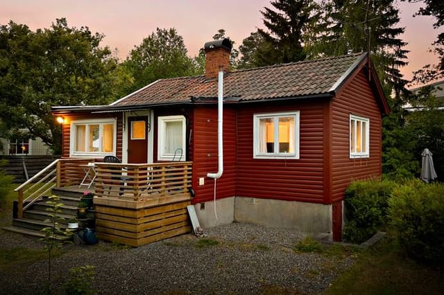 Front view of the holiday home