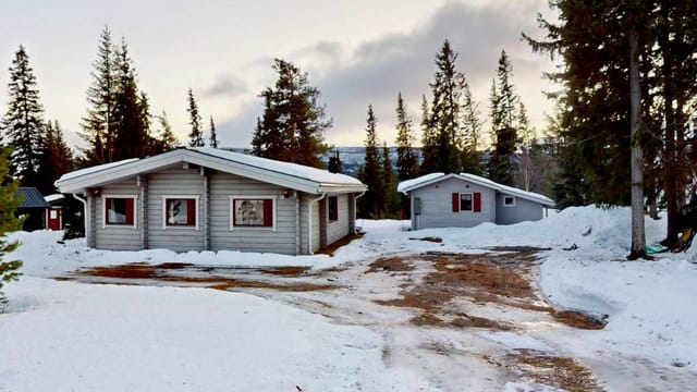 Exterior view of the holiday home