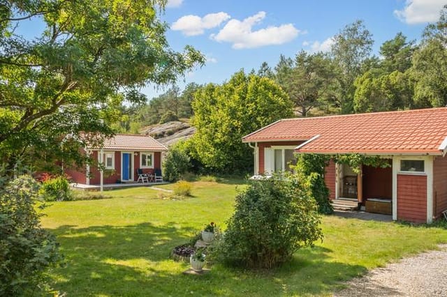 Main house and garden